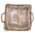 RATTAN IVY POT SQUARE 30X15CM