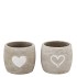 LOVE AMORE WHITE POT ASS P/1 9X9X8CM NM