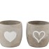 LOVE AMORE WHITE POT ASS P/1 13X13X12CM NM