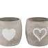 LOVE AMORE WHITE POT ASS P/1 14X14X13CM NM