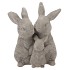 EASTER RABBIT STONE FAMILY 21X14X24CM