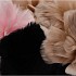 SILK FEATHER FLOWER PINK 9 OP STEEL 110CM NM