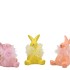 EASTER FLUFFY BUNNY SMALL PINK ASS P/1 8X7X7CM