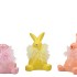 EASTER FLUFFY BUNNY BIG PINK ASS P/1 11X8X11CM