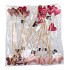 LOVE STICK HEART VELVET PINK ASS P/1 50X9CM