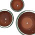 MALAYSIA MOSS GREEN BOWL 32X21CM S/3 NM