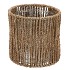 INCA NATURAL HOLDER GLASS 17X17CM