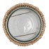 INCA NATURAL HOLDER GLASS 17X17CM