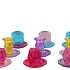 BICOLORE CANDLE H COLOR MIX ASS P/1 8,5X6,5CM NM