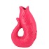 HAPPY FISH DOUBLE FUCHSIA 13X8X21CM