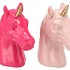 UNICORN VASE PINK MIX ASS P/1 16X9X21CM