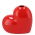 LOVE SWEET HEART VASE RED 16X7X15CM