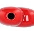 LOVE SWEET HEART VASE RED 16X7X15CM