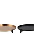 DECORATION PLATE ON STAND BLACK/GOLD ASS P/1 30X4CM
