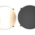 DECORATION PLATE ON STAND BLACK/GOLD ASS P/1 30X4CM