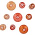 DAYAH CORAL SUNSET GLASS BOTTLE S/3 7X11CM NM
