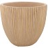 STRIPES SAND GOLD EGG POT 18X17CM NM