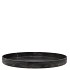 MELAMINE GREY TRAY 22X22X2CM NM