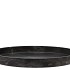 MELAMINE GREY TRAY 32X32X3CM NM