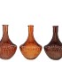 DAYAH EARTHY TERRA GLASS VASE 17X24CM NM