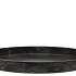 MELAMINE GREY TRAY 36X36X3CM