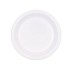 CERAMIC BOWL MATT WHITE LOW ROUND 20X5CM