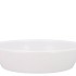 CERAMIC BOWL MATT WHITE LOW ROUND 25X6CM