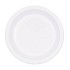 CERAMIC BOWL MATT WHITE LOW ROUND 25X6CM