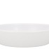 CERAMIC BOWL MATT WHITE LOW ROUND 30X7CM