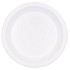 CERAMIC BOWL MATT WHITE LOW ROUND 30X7CM
