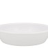 CERAMIC BOWL MATT WHITE LOW ROUND 30X7CM NM