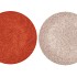 MELAMINE SHINE ROSE/COPPER PLATE ROUND ASS 40X40X2CM