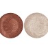 MELAMINE SHINE BRONZE/NUDE PLATE ROUND ASS 28X28X2CM NM