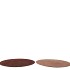MELAMINE SHINE BRONZE/NUDE PLATE ROUND ASS 28X28X2CM NM