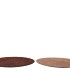 MELAMINE SHINE BRONZE/NUDE PLATE ROUND ASS 40X40X2CM