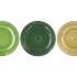 DAYAH FOREST GREEN GLASS PLATE 32,5X2,5CM ASS P/1 NM