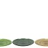 DAYAH FOREST GREEN GLASS PLATE 32,5X2,5CM ASS P/1 NM