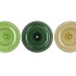 DAYAH FOREST GREEN GLASS PLATE ON FOOT 20X8CM ASS P/1 NM