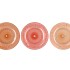 DAYAH CORAL SUNSET GLASS PLATE ON FOOT 15X8CM ASS P/1 NM