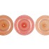 DAYAH CORAL SUNSET GLASS PLATE ON FOOT 20X8CM ASS P/1 NM
