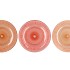 DAYAH CORAL SUNSET GLASS PLATE ON FOOT 25X9CM ASS P/1 NM
