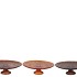 DAYAH EARTHY TERRA GLASS PLATE ON FOOT 20X8CM ASS P/1 NM
