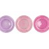 DAYAH PRETTY PINK GLASS PLATE 15X2CM ASS P/1 NM