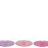 DAYAH PRETTY PINK GLASS PLATE 15X2CM ASS P/1 NM