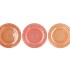 DAYAH CORAL SUNSET GLASS PLATE 15X2CM ASS P/1 NM
