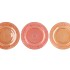 DAYAH CORAL SUNSET GLASS PLATE 20X2CM ASS P/1 NM