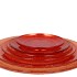 DAYAH CORAL SUNSET GLASS PLATE 20X2CM ASS P/1 NM