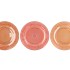 DAYAH CORAL SUNSET GLASS PLATE 23X2CM ASS P/1 NM