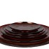 DAYAH EARTHY TERRA GLASS PLATE 23X2CM ASS P/1 NM