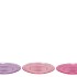 DAYAH PRETTY PINK GLASS PLATE 29X2,5CM ASS P/1 NM